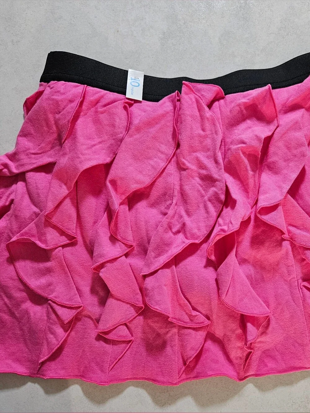Justice Girls Size 10 Ruffley Fuschia Skort